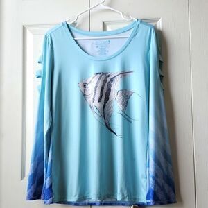 Linnea Szymanski reel legends womans long sleeve,  medium